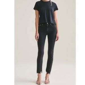 Agolde Raw Hem Straight Leg